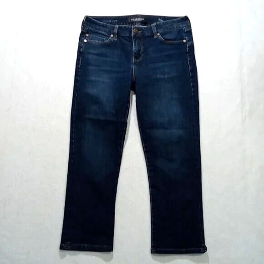 Liverpool jeans company size 2 capri blue jeans *